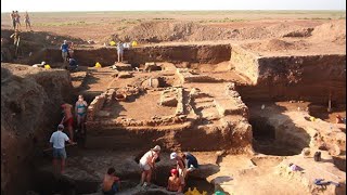 Раскопки на Самосдельском городище в Астраханской области.