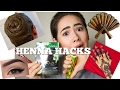 4 AMAZING HENNA HACKS THAT YOU"VE NEVER SEEN BEFORE!