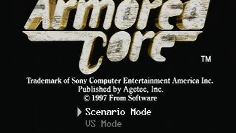 Armored Core Part #1: Pilot