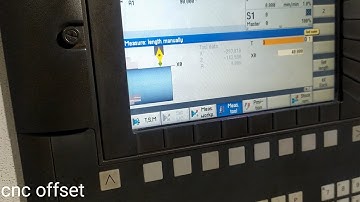 Parting Tool Work Offset In Cnc Turning Center | Tool Offsets And Manual Tool Setters