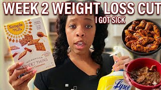 WEEK 2 WEIGHT LOSS CUT: I GOT SICK 🤒🤧