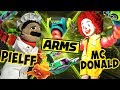 Abm  crazy anger madness  ronald mcdonald vs chef pielff  arms match 