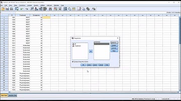 Standard Error of the Mean Compared to Standard Deviation using SPSS