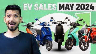 Ev sales in May 2024 | sales uper aagye 😱⚡️