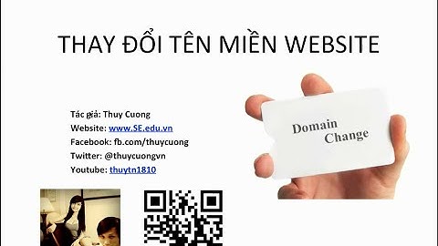 Video thay đổi tên miền (change domain) giữ thứ thứ hạng từ khóa