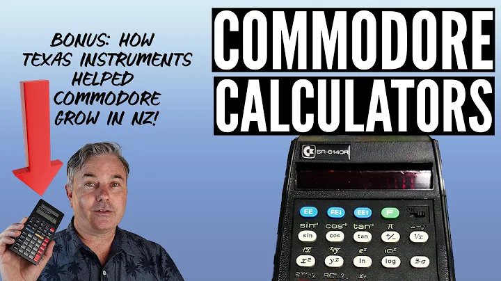 Commodore Computer's Calculator Range - Part 1 with TI Bonus