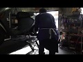 SUZUKI　レッツ４　Vベルト交換　ただひたすらバイク屋の作業に付き合わされるだけの動画♪