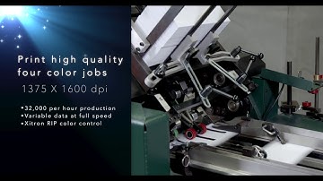 NEW W+D Halm i-Jet inkjet high-speed envelope overprint press