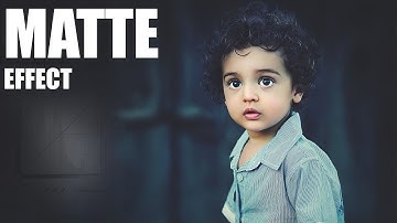 Two Minute Photoshop : How To Create Famous Matte Effect Just Using Curves
