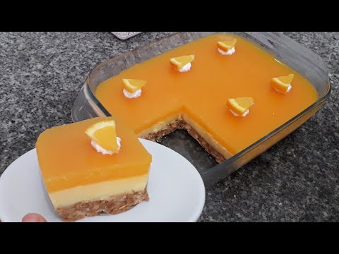 فيديو: حلوى مع توت ازرق وكريمة برتقال