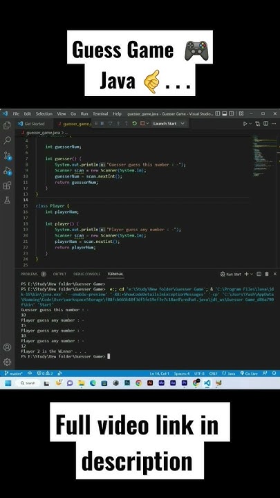 Building a Guessing Game | Java | Guess Game in Java 🤙 | Guessing Game ...