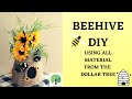 EASY BEEHIVE DIY | ALL MATERIALS FROM DOLLAR TREE