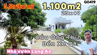 Nhà vườn Long An | Cần Bán Nhà vườn đẹp gần Cầu Ông Thìn QL50, Bến Xe Q8 | Nhà vườn 365 | D0419