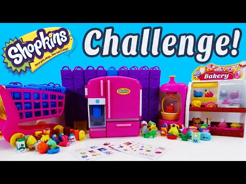 SHOPKINS REFRIGERATOR CHALLENGE and Decorating of the Season 2 So Cool Fridge Playset