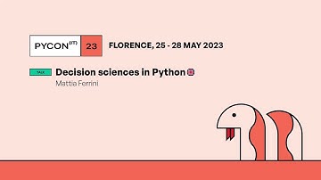 Decision sciences in Python - Mattia Ferrini