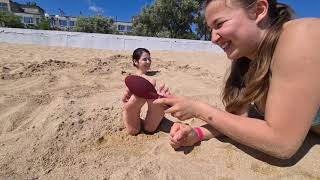 Reflexology Project Episode 3 Preview Dasha Takes Revenge On Alena Sand Feet Tickling In Public