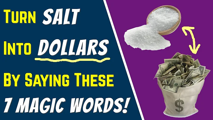 MONEY SPELL: Turn SALT Into DOLLARS By Saying These 7 MAGIC WORDS... (Incredible Abundance) - DayDayNews