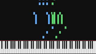 Edward Claypoole - Movie Stuff | Piano Visualization [OLD VERSION - See Description for Update]