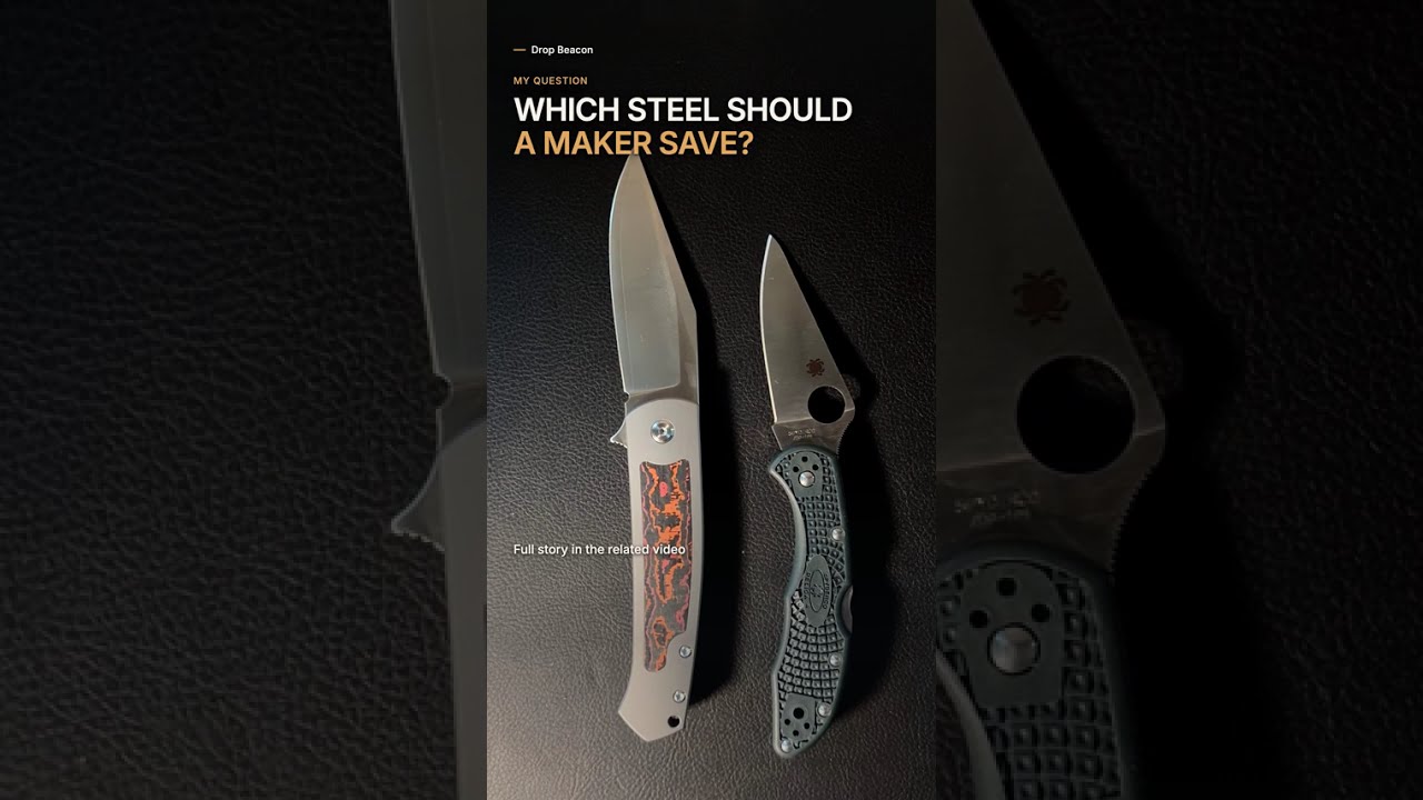 The Steel Spyderco Was Told Would Disappear