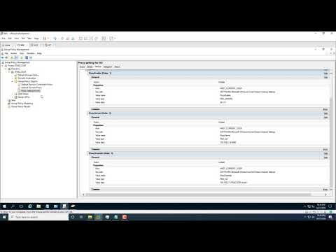 Step by step configure proxy setting for client using GPO