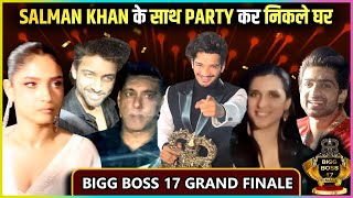 Ankita, Vicky, Munawar, Isha, Samarth, Abhishek \&Mannara EXIT After Partying With Salman Khan | BB17