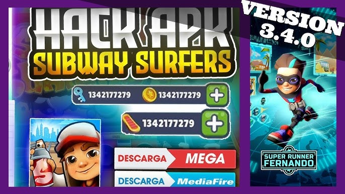 Subway Surfers hack Monedas y llaves Infinitas ⋆ NodoBeta