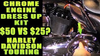 Chrome Engine Dress Up Caps For Harley 