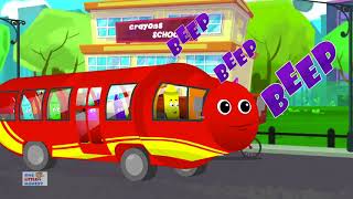 Wheels On The Bus | Nursery Rhymes For Kids | Children Songs