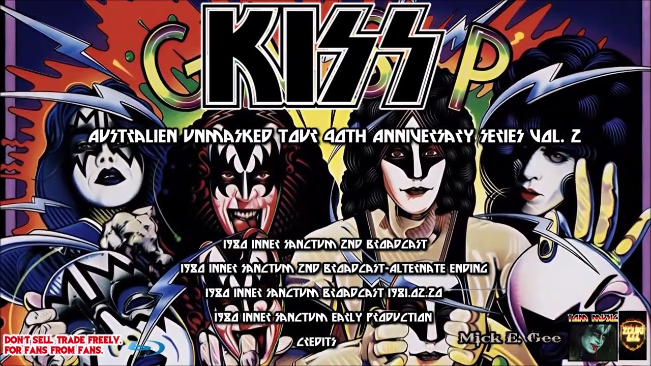 Kiss  -  Unmasked 40th Anniversary  Vol 1+2 fan made  2026  Blu Ray impressions