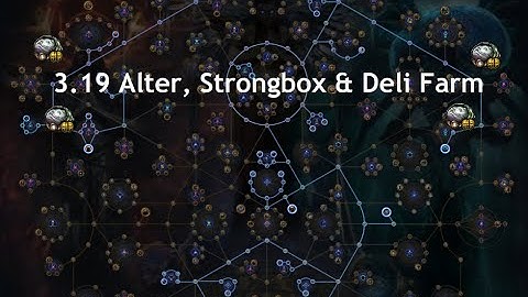 [3.19] Altars, Strongbox & Delirium Atlas Strategy - 3-4 Divine Per Hour