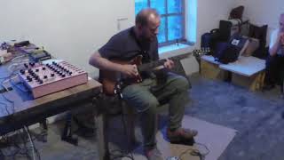 Swen Buckner, c!ang #43 (one instrument & one timebased fx pedal), Düsseldorf, 2023-06-16