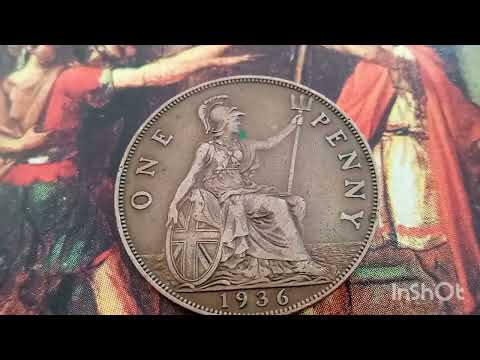 U.K?£18,000,00?One Penny Rare 1936 George V Coin Worth Money ! Do You Have One ?