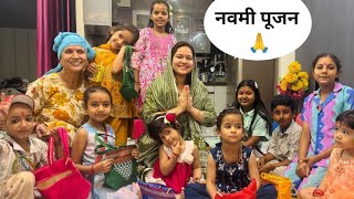 Navaratri Kanya Pujan ☘️🙏Jai mata di 🌼Kukreti family