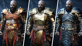 God of War Ragnarök - ALL Armor Sets Showcase (Fully Upgraded)