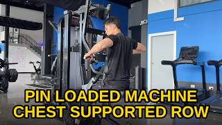 How to Do the Pin Loaded Machine Chest Supported Row | Proper Form & Technique