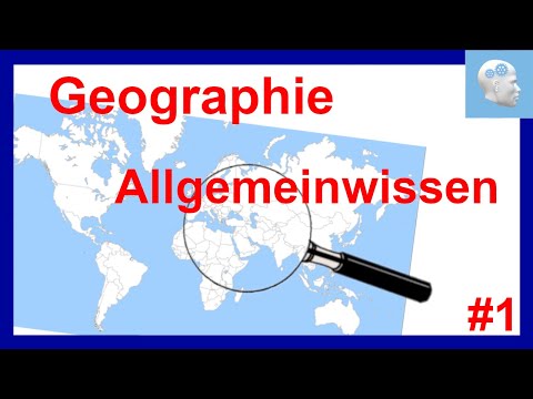 Allgemeinwissen - Geographie Teil 1 - Fragen zur Welt mit anschaulicher Lösung auf Weltkarte | Quiz