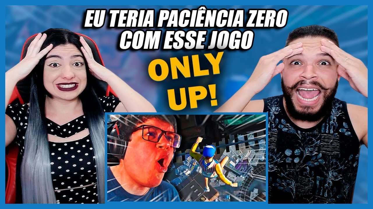 (Games EduUu) MUITO RAGE! DESINSTALEI O JOGO! - Only Up (REACT)