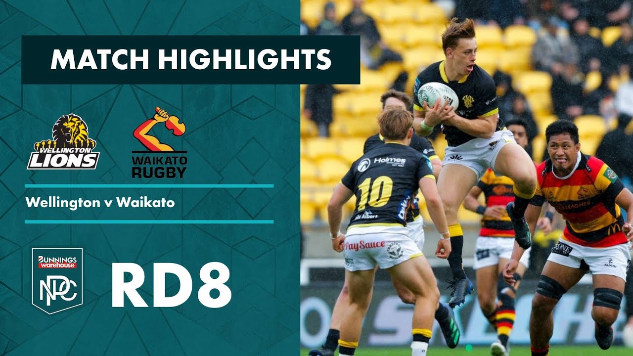 Bunnings NPC 2022 | Round 8 Highlights | Wellington v Waikato ...