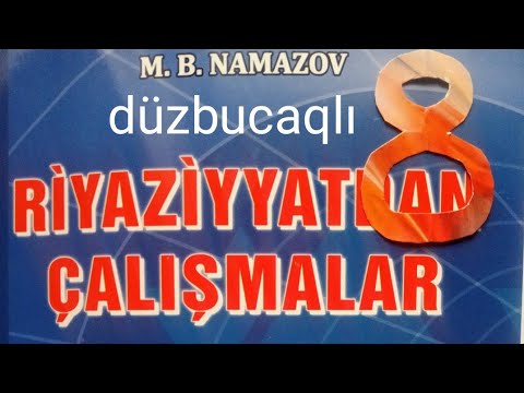 düzbucaqlı N:4-10 namazov çalışmalar 8 ci sinif