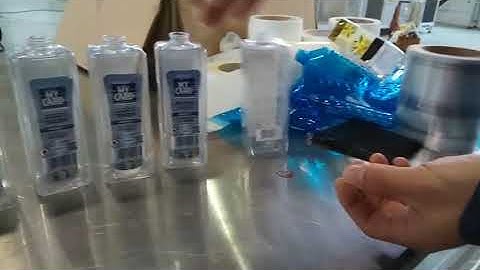 square bottle two sides labeling machine