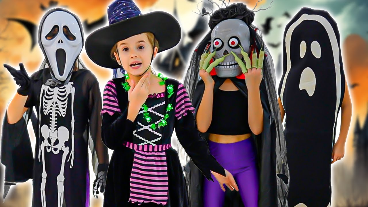 Ruby and Bonnie Adventure Halloween stories for kids - YouTube