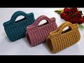 كروشيه أشيك شنطه لصيف 2026.. اصنعيها بنفسك في ساعة واحدة فقط! crochet bag