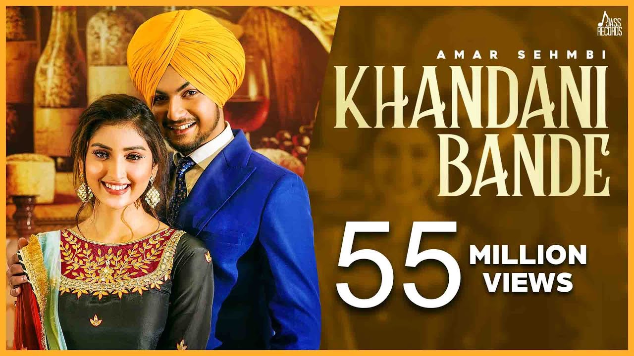 Khandani Bande Official Video Amar Sehmbi  Bravo  Kaptaan  Punjabi Songs 2021 Jass Records