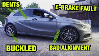 I BOUGHT A CHEAP SALVAGE MERCEDES A45 (HOW MUCH DID I PAY?) COPART UK