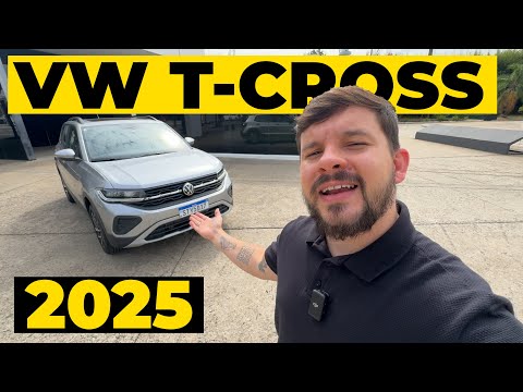 NOVO VW T-CROSS 2025 direto do lançamento!