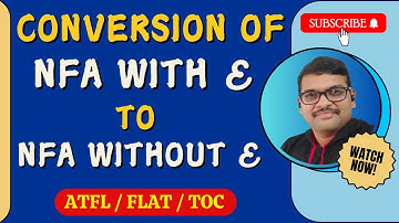 14-CONVERSION OF NFA WITH EPSILON TO NFA WITHOUT EPSILON IN AUTOMATA THEORY || TOC