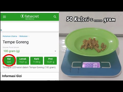 2 Tempe Mendoan Berapa Kalori