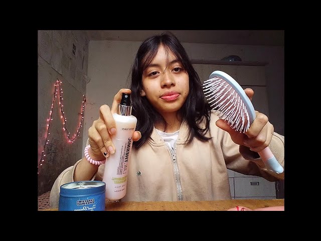 Asmr casero roleplay te maquillo y te corto el  pelo 💇🏼‍♀️💄