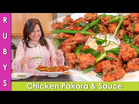 chicken-kay-pakoray-&-special-sauce-lunchbox-idea-recipe-in-urdu-hindi---rkk