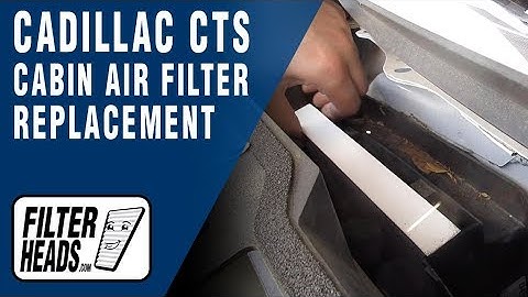 How to Replace Cabin Air Filter 2012 Cadillac CTS | AQ1042